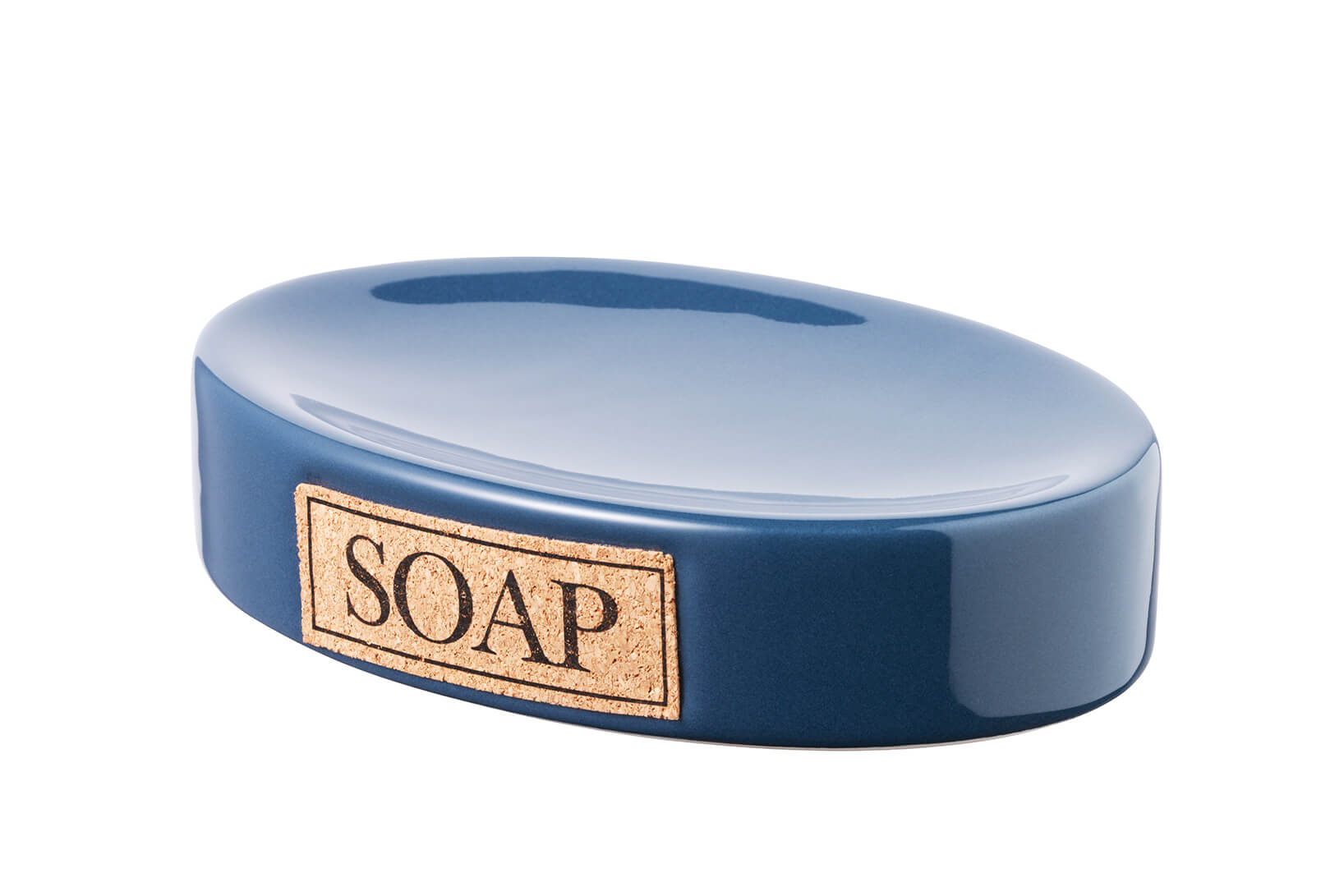 bisk-free-standing-gobelet-salle-de-bain-blanc-mat image 1
