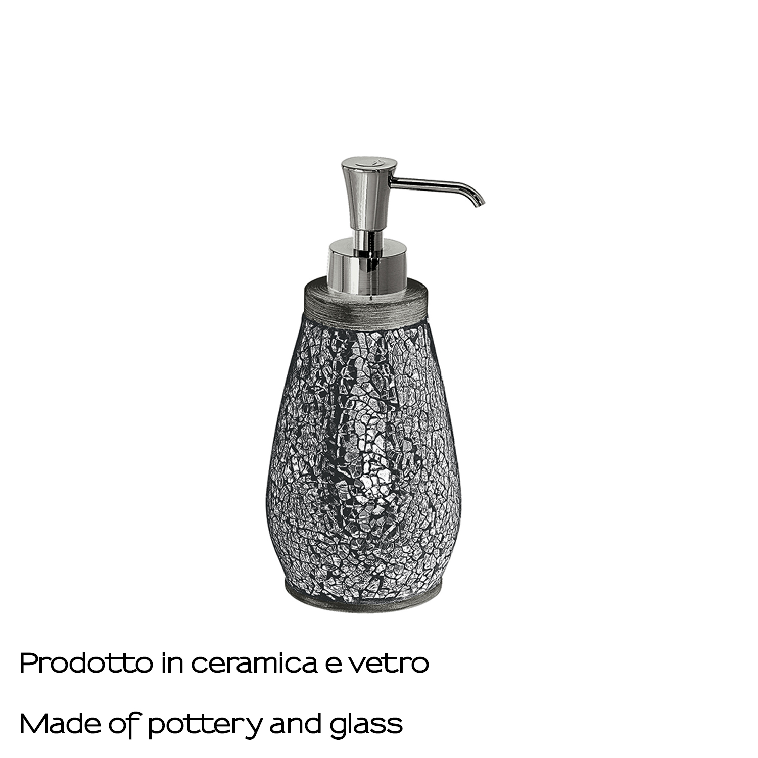 gedy-myosotis-distributeur-savon-argent-poser image 5