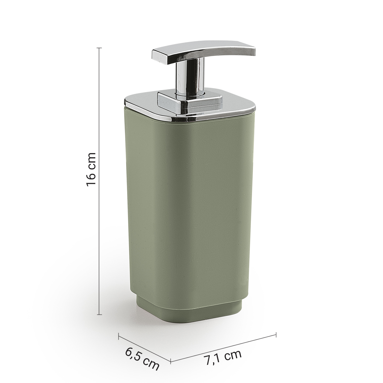gedy-seventy-distributeur-de-savon-vert-sauge-mat image 2
