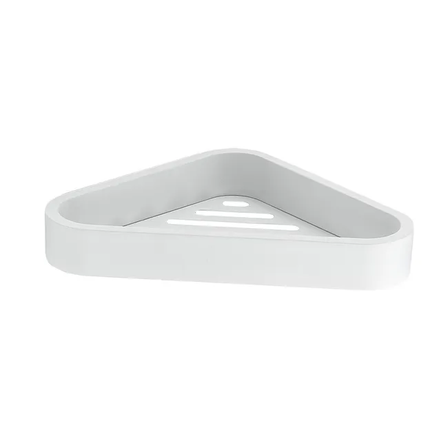 gedy-outline-panier-douche-angle-blanc-mat image 1