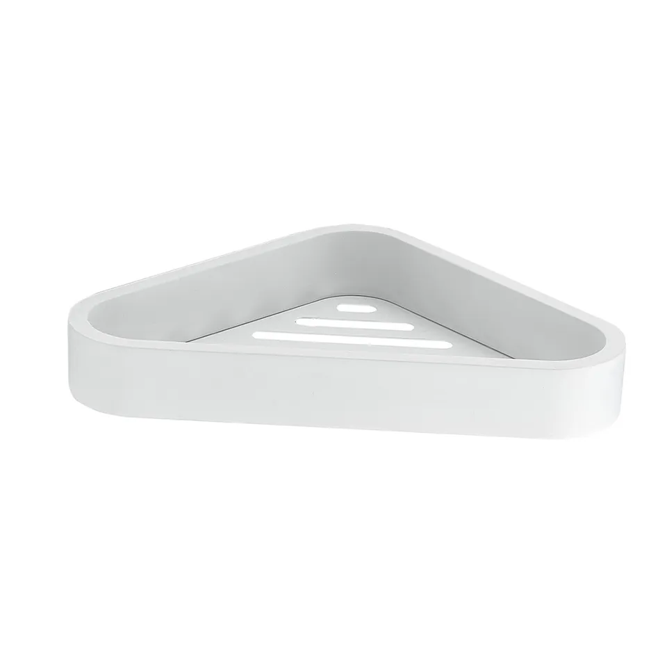 gedy-outline-panier-douche-angle-blanc-mat image 1