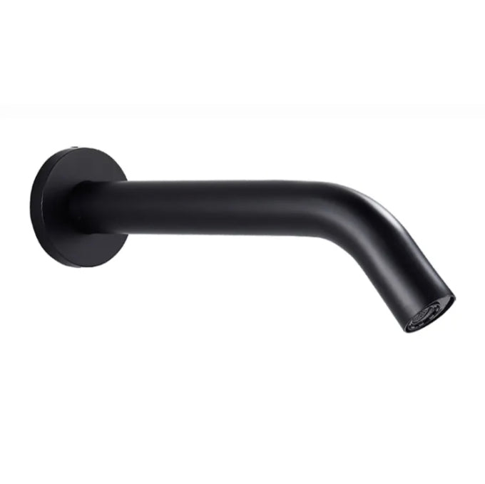 hudor-c-phise-robinet-lavabo-infrarouge-noir-mat-mural image 1