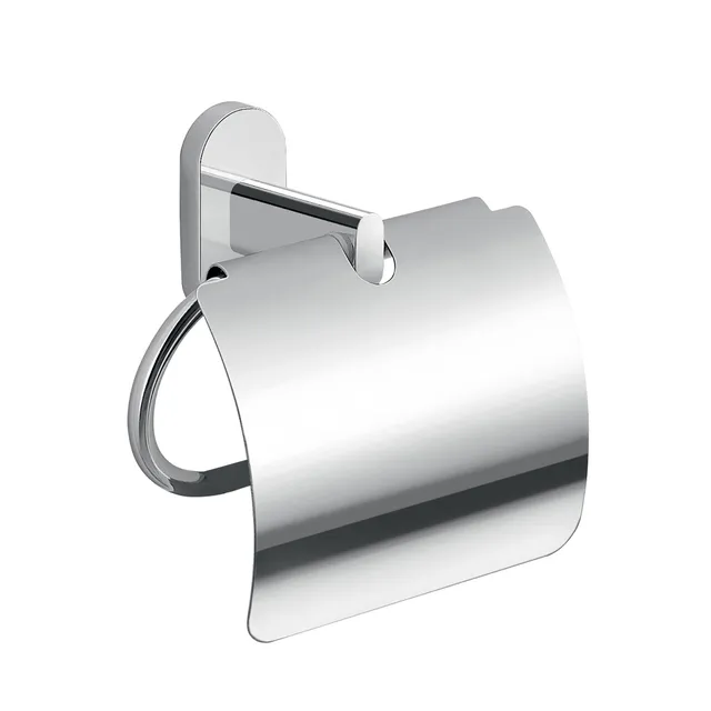 gedy-febo-porte-rouleau-wc-chrome-avec-couvercle image 1