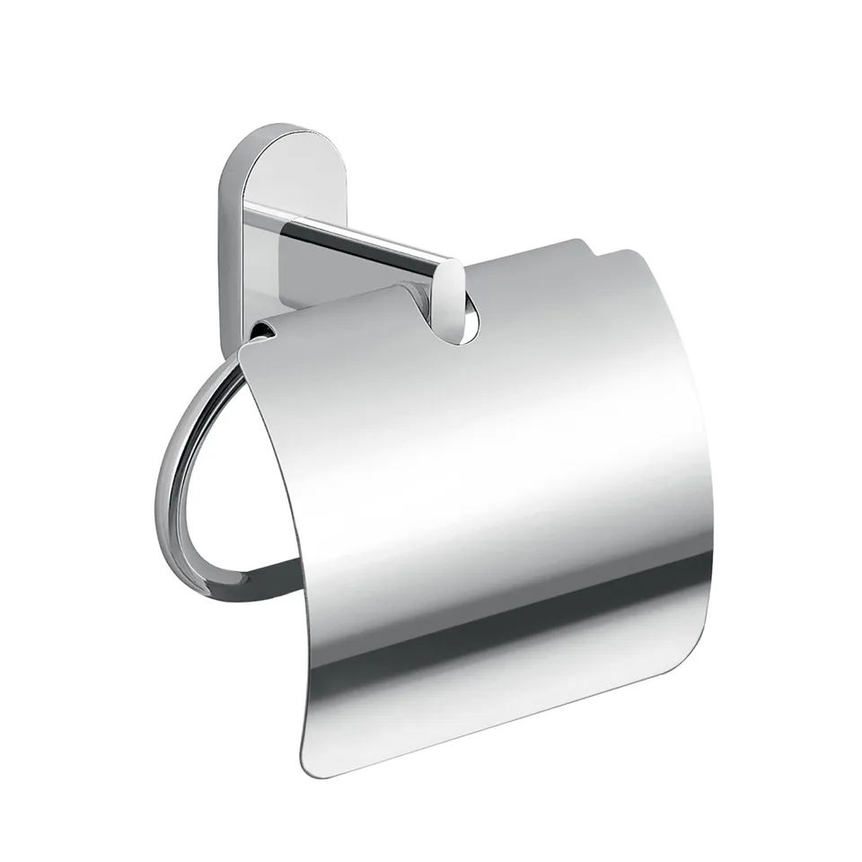 gedy-febo-porte-rouleau-wc-chrome-avec-couvercle image 1