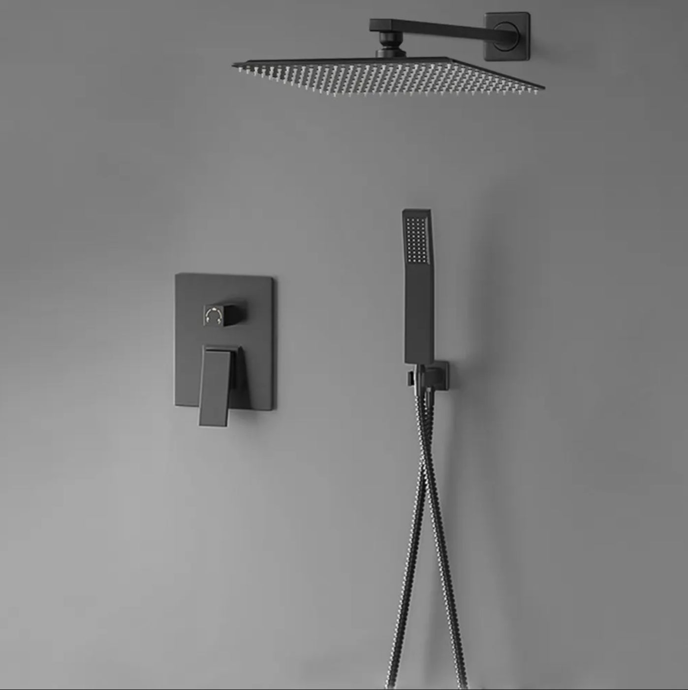 hudor-alph-e-sc23-douche-encastr-e-noir-mat-2-voies image 2