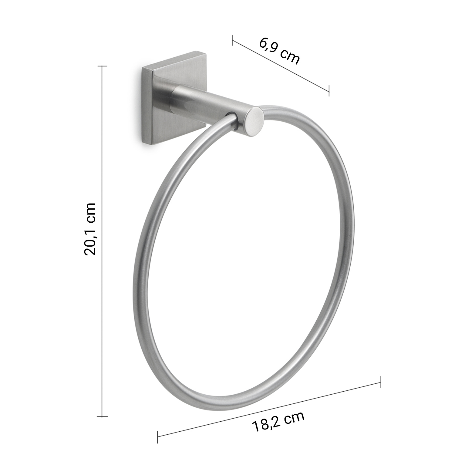 gedy-fuji-anneau-porte-serviette-bross image 2