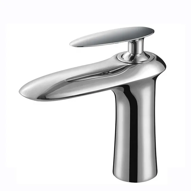 hudor-rymanthe-robinet-lavabo-sur-lev-chrom-laiton image 1