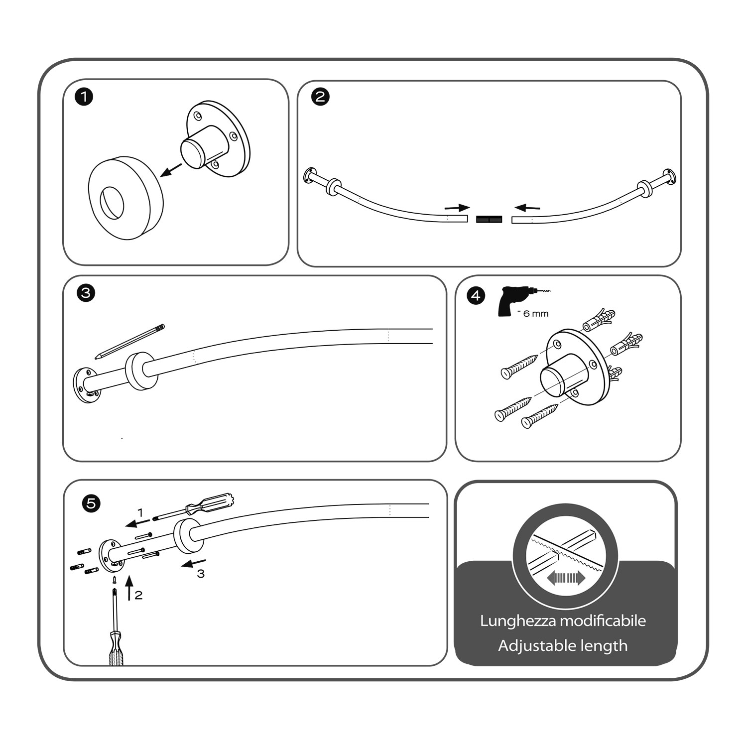 gedy-espace-douche-barre-douche-semi-circulaire-alu image 3