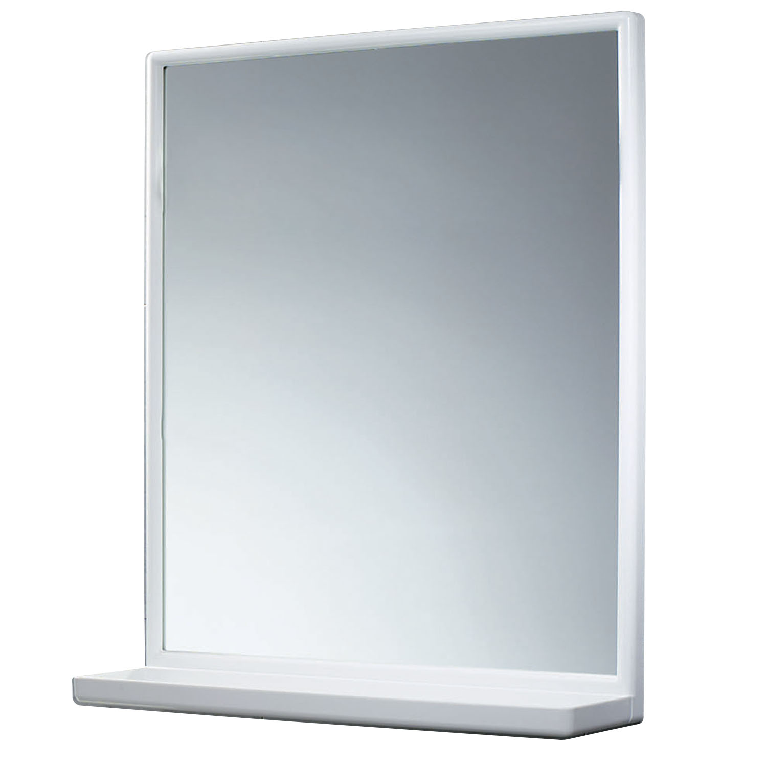 gedy-2901-miroir-45x60-cm-blanc-avec-tag-re image 1