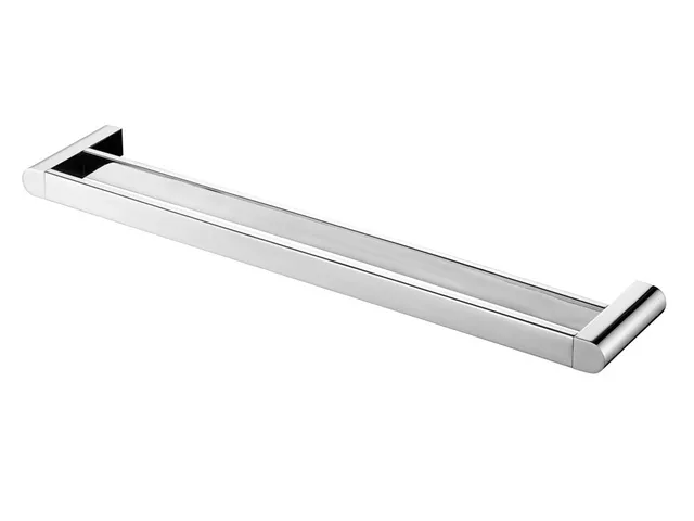 bisk-futura-silver-double-barre-610-porte-serviettes-chrom image 1
