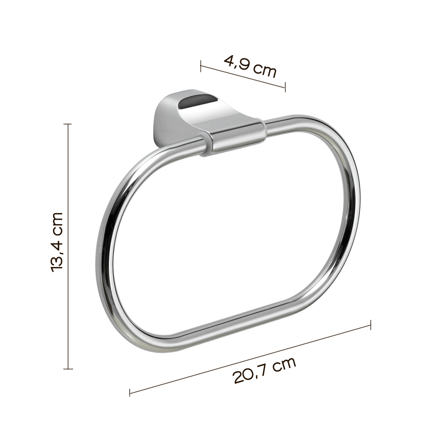 gedy-stelvio-anneau-porte-serviette-chrome image 2