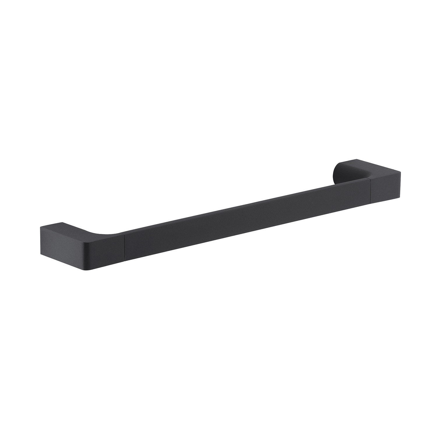gedy-pirenei-porte-serviettes-35-cm-noir-mat-salle-de-bain image 1