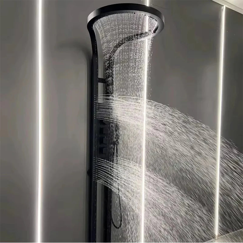 hudor-c-phise-0006-colonne-de-douche-noir-mat-led image 4