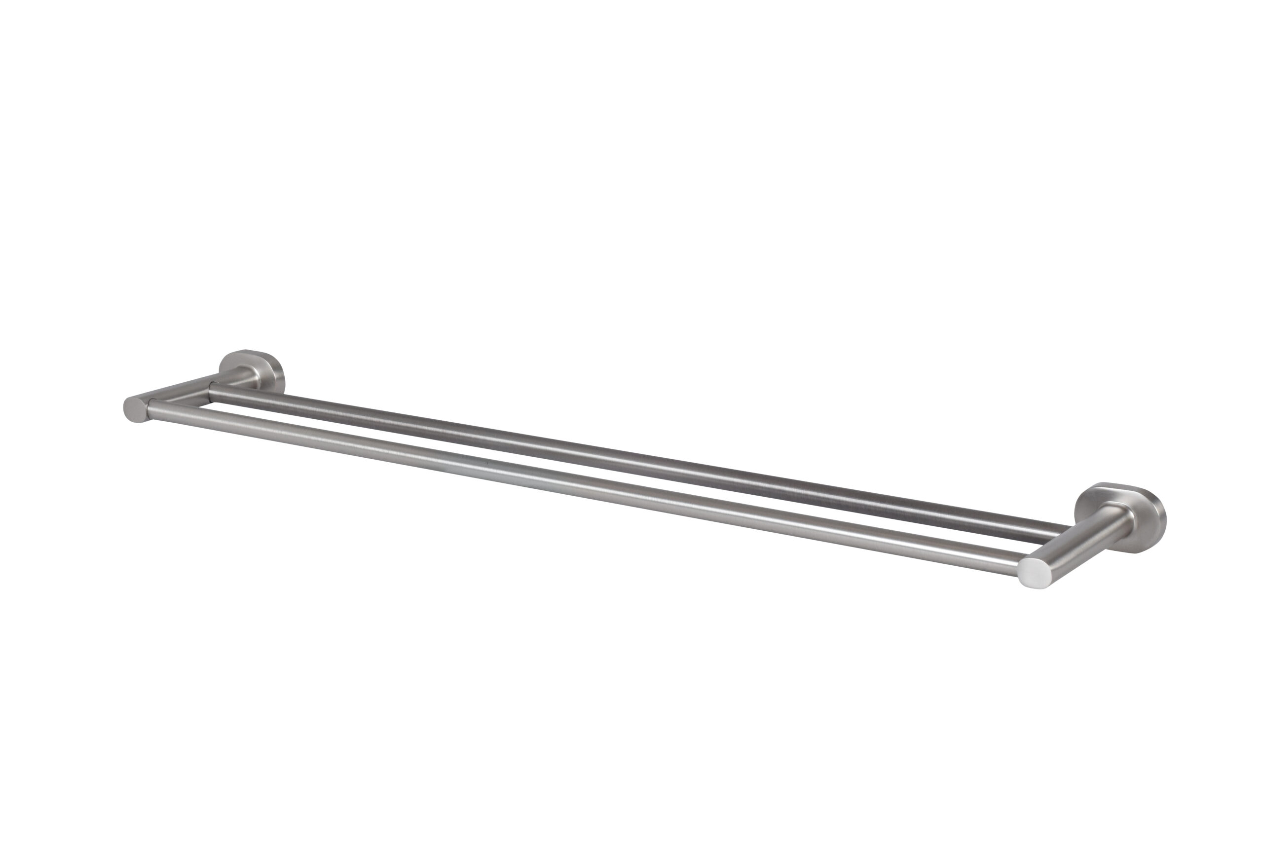 bisk-go-double-barre-porte-serviette-600-nickel image 1
