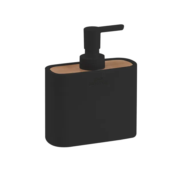 gedy-ninfea-distributeur-de-savon-noir-mat image 1