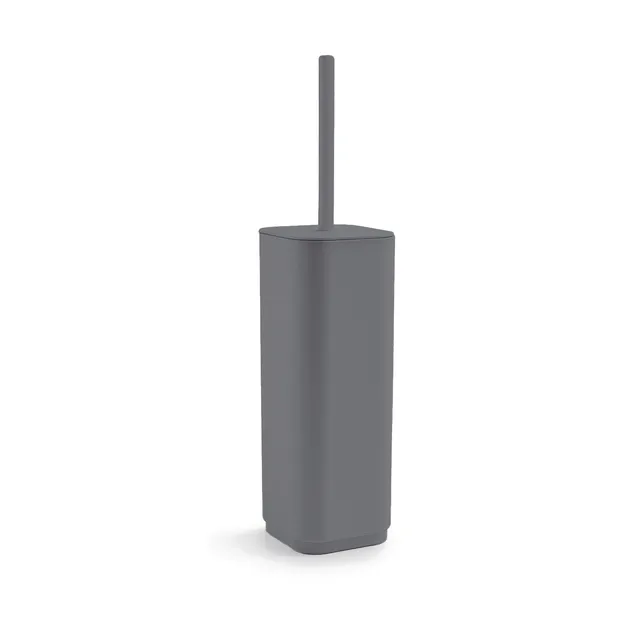 gedy-seventy-brosse-wc-gris-mat-avec-pot image 1