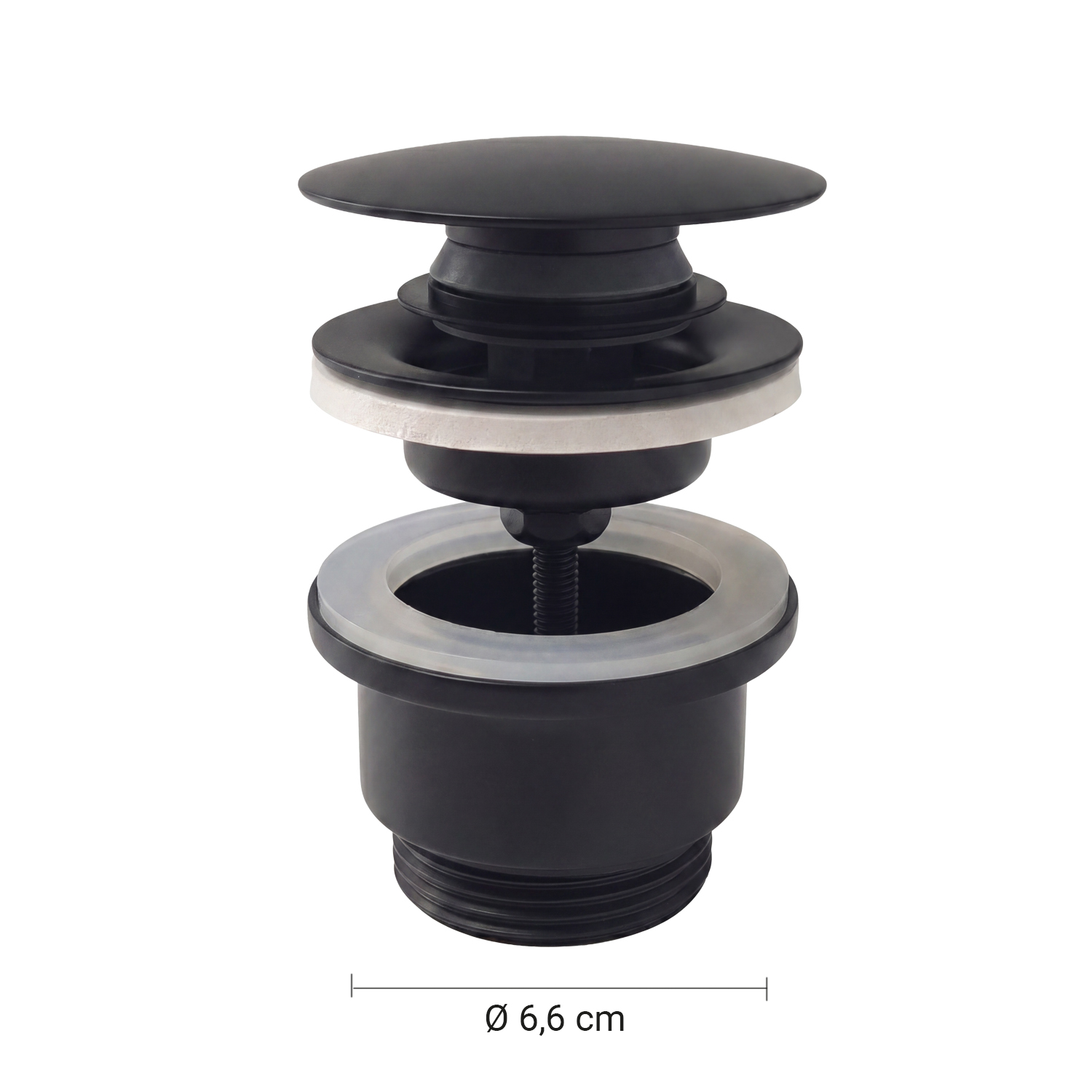 gedy-clic-clac-08-bouchon-universel-noir-mat image 2