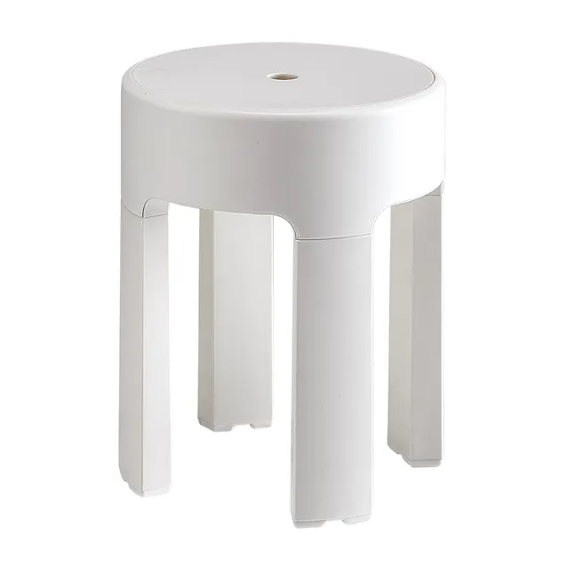gedy-newbox-tabouret-blanc-mat-salle-de-bain image 1