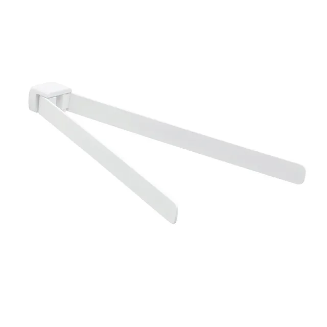 gedy-pirenei-porte-serviette-mural-blanc-mat-r-glable image 1