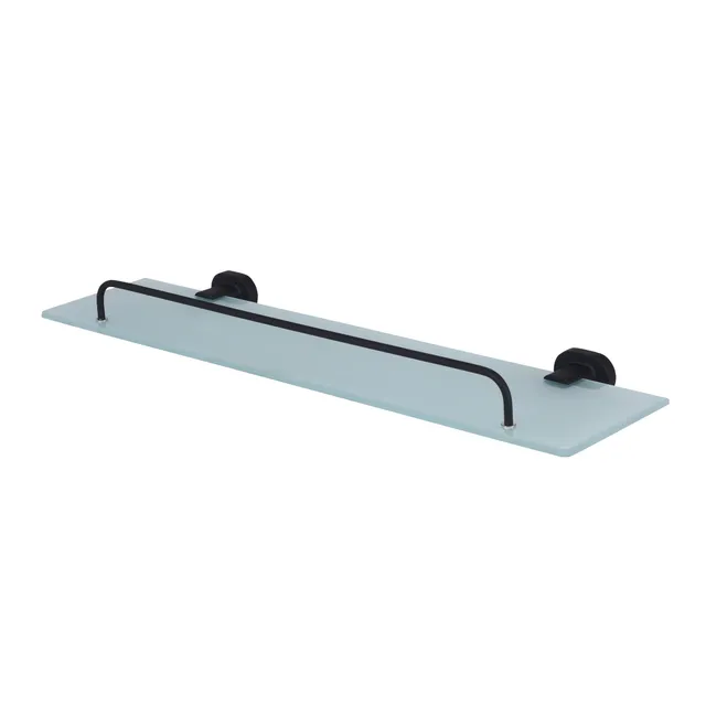 bisk-go-tablette-salle-de-bain-noir-mat image 1