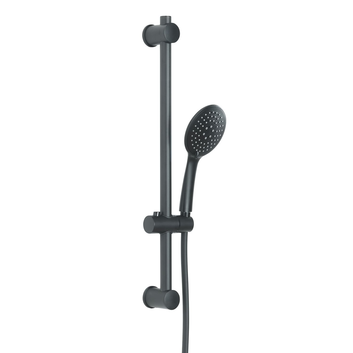 gedy-ensemble-de-douche-5-jets-barre-r-glable-noir-mat image 1