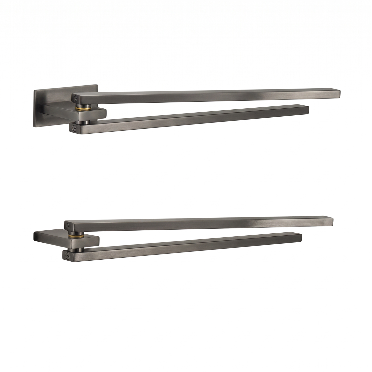 gedy-zermatt-porte-serviettes-r-glable-gun-metal image 1