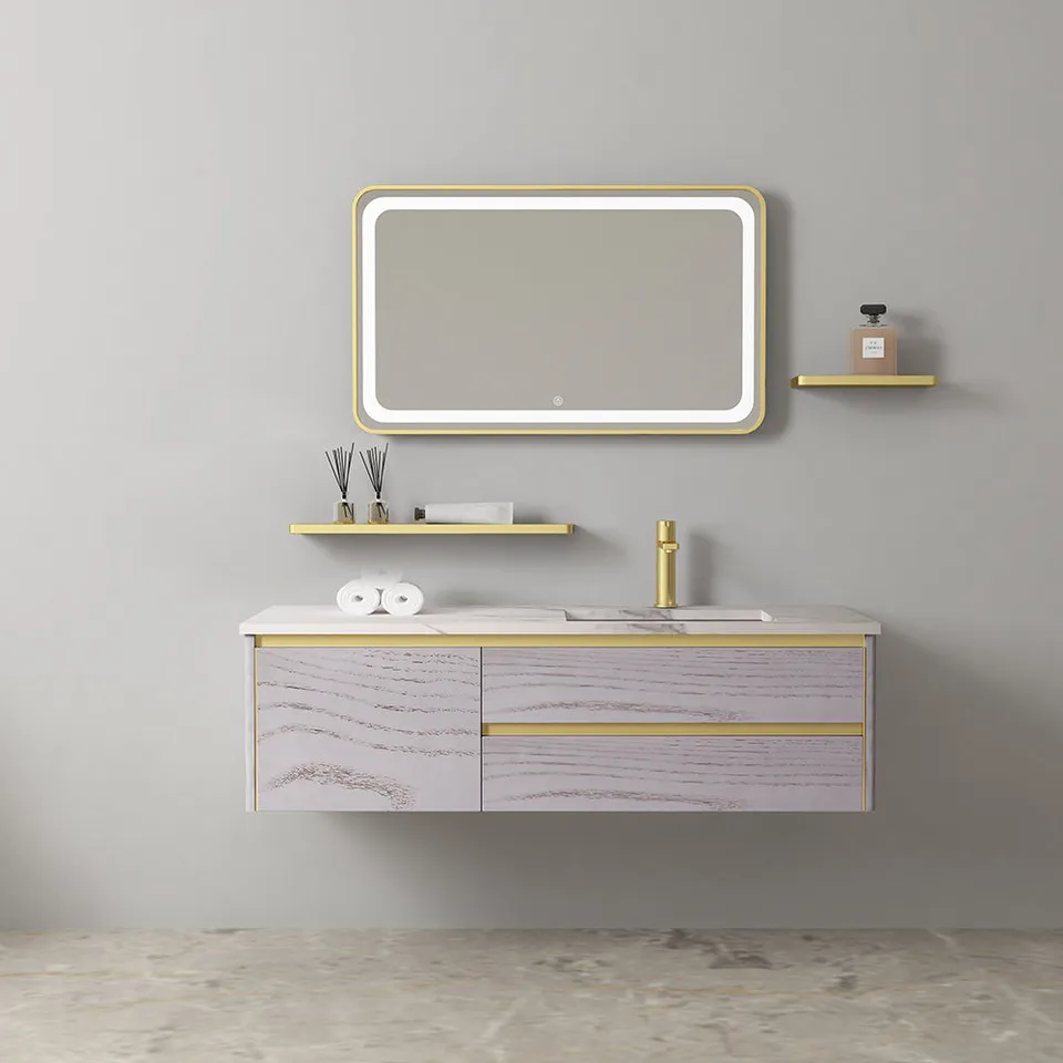 hudor-cw20006-meuble-salle-de-bain-suspendu-dor-bross image 1