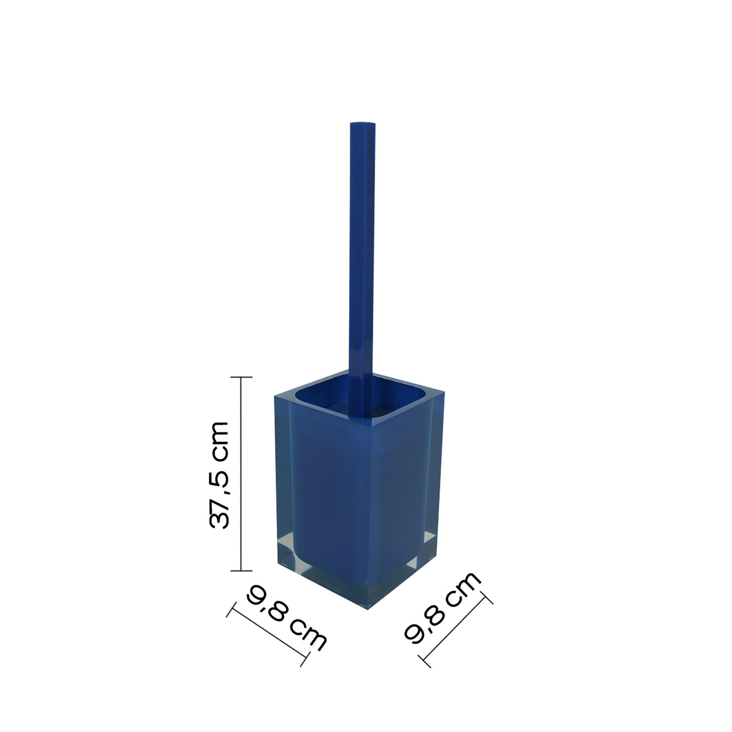 gedy-rainbow-brosse-wc-avec-support-bleu-poser image 2