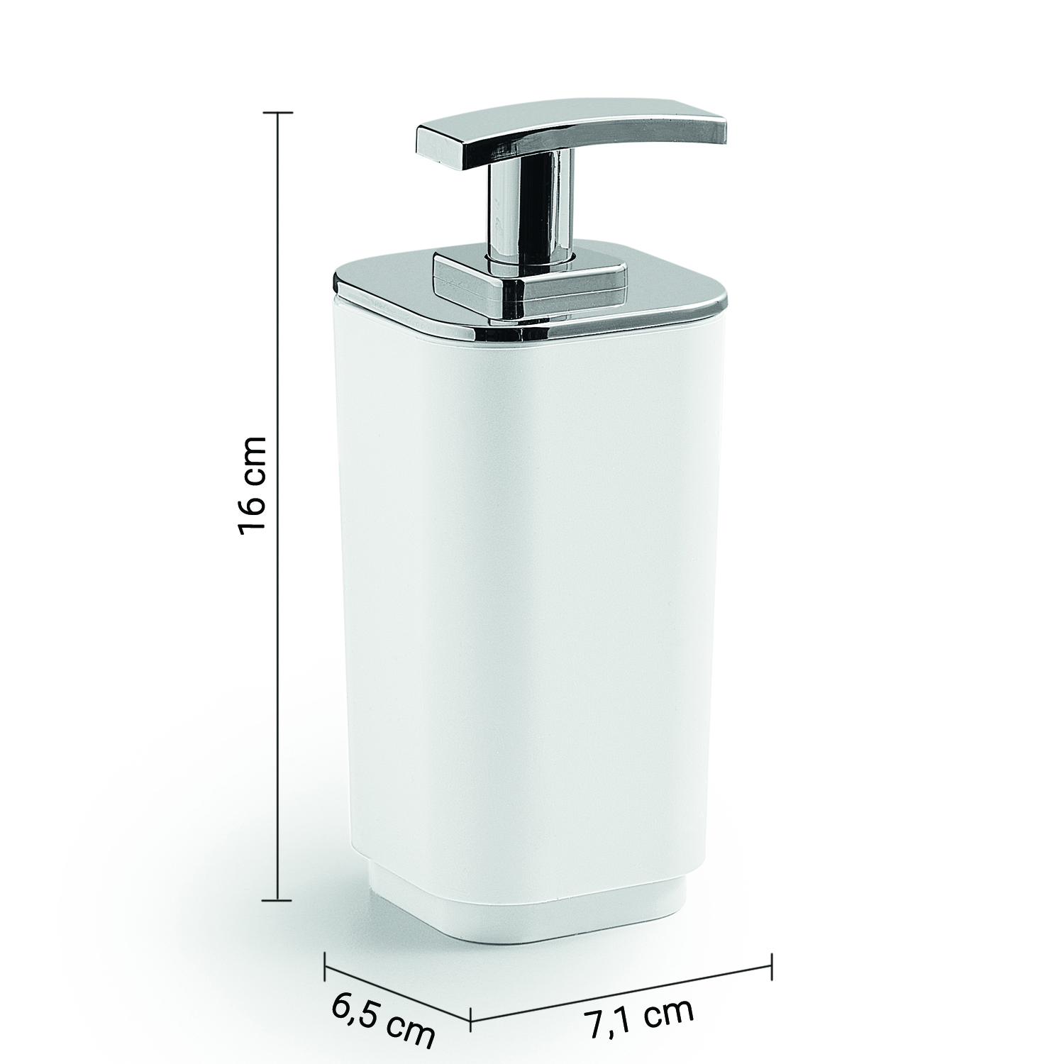 gedy-seventy-distributeur-savon-blanc-mat image 2