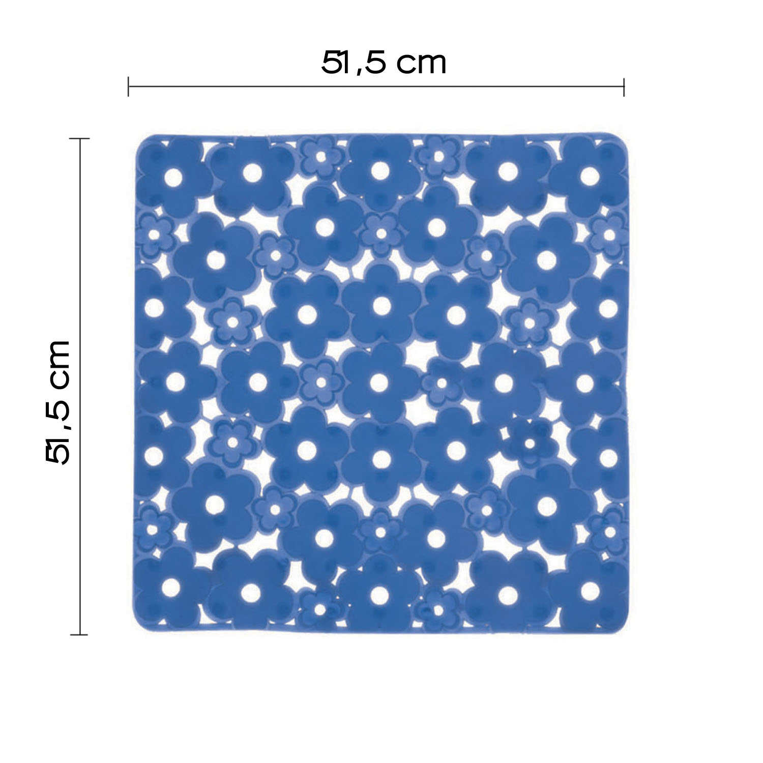 gedy-margherita-tapis-de-douche-53x53-cm-bleu-ciel image 2