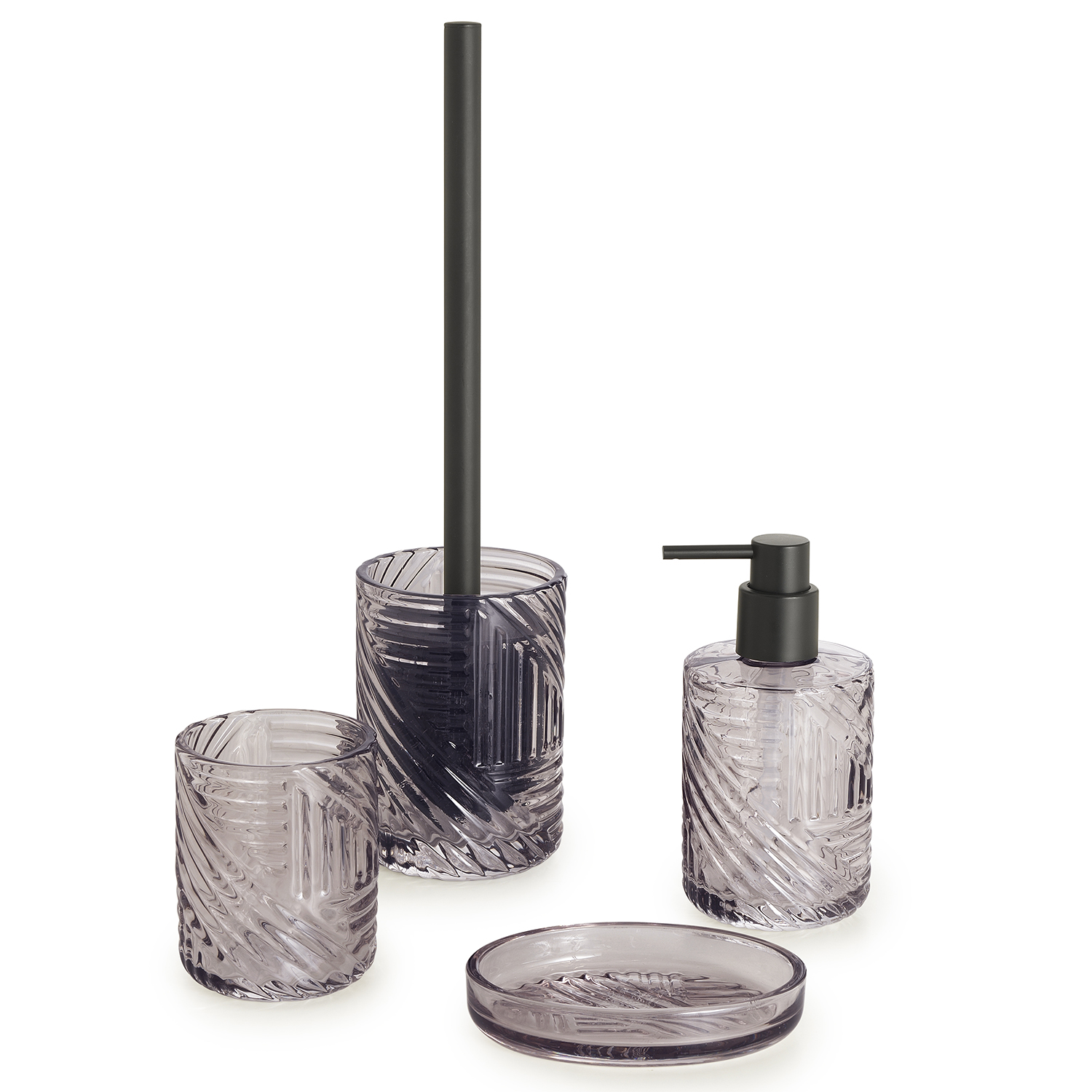gedy-corinne-distributeur-de-savon-fum-transparent-poser image 3