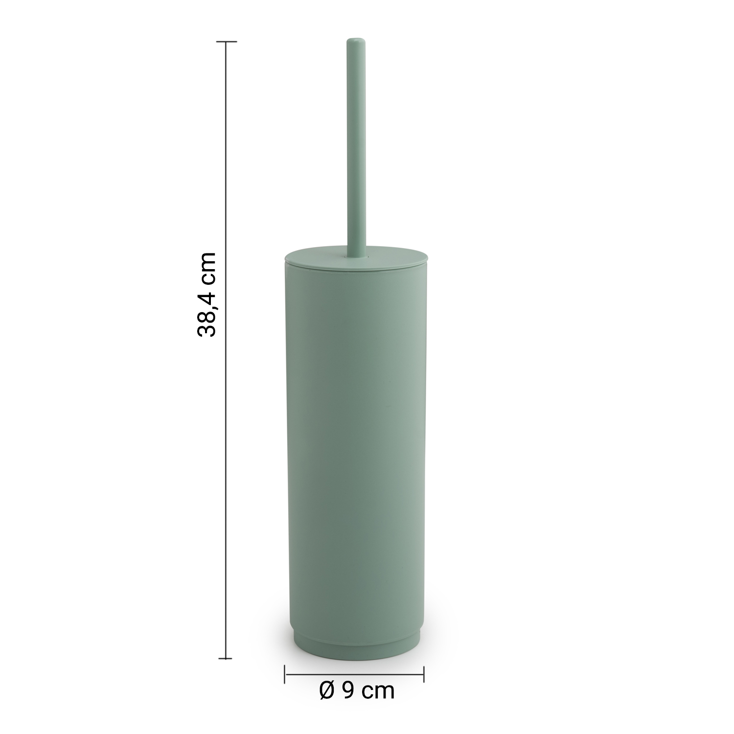 gedy-sharon-porte-brosse-wc-vert-sauge-mat image 2