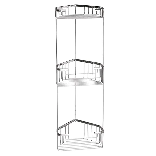 gedy-augustus-porte-objets-douche-d-angle-chrome image 1