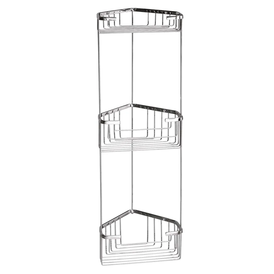 gedy-augustus-porte-objets-douche-d-angle-chrome image 1