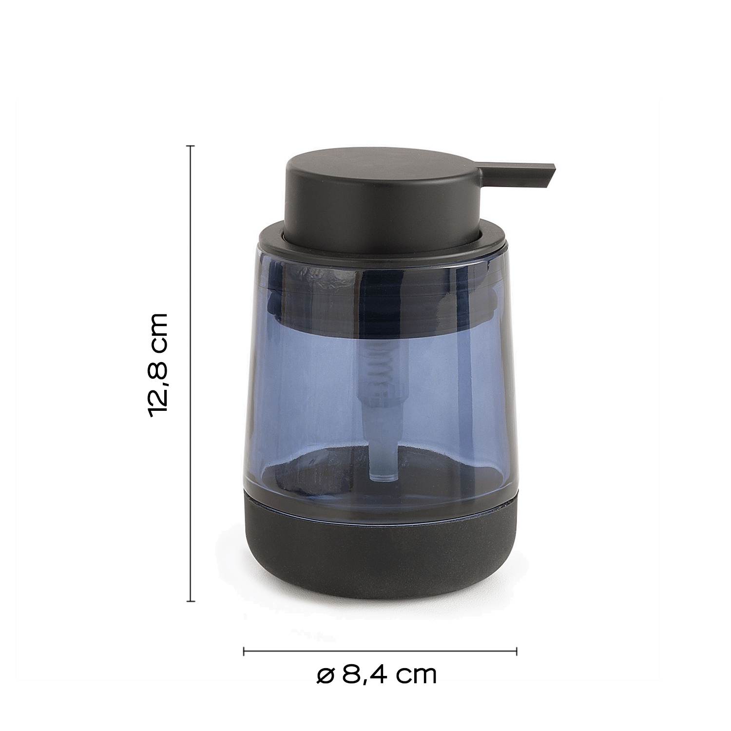 gedy-nicole-distributeur-de-savon-bleu-poser image 2
