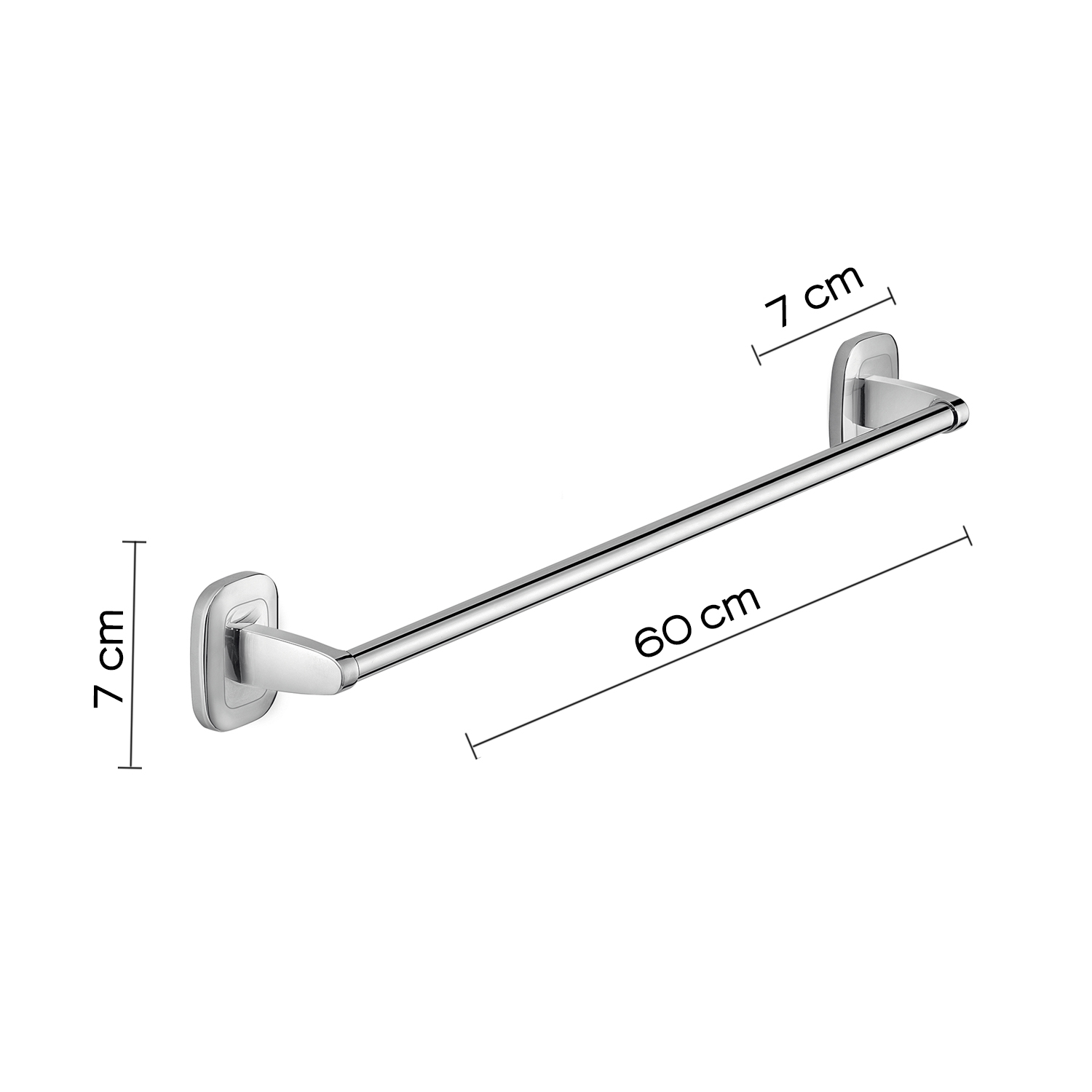 gedy-everest-porte-serviette-60-cm-chrome image 2
