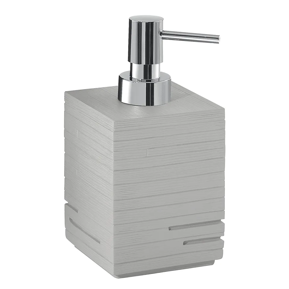 gedy-quadrotto-distributeur-de-savon-gris-poser image 1