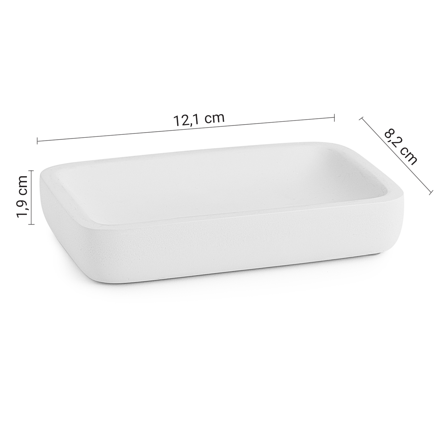 gedy-ylenia-porte-savon-blanc-mat-poser image 2