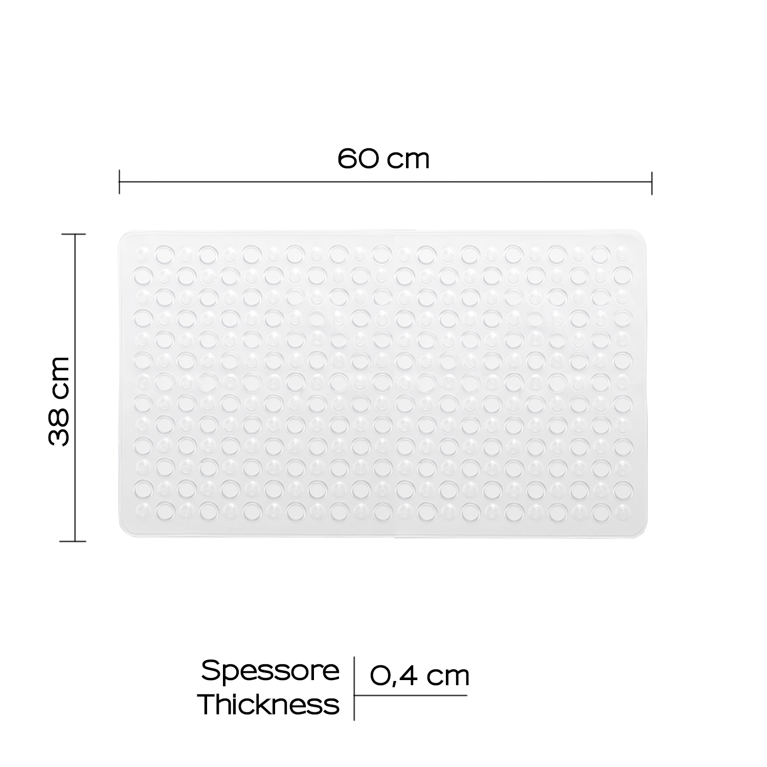 gedy-maim-tapis-baignoire-60x38-cm-transparent image 2