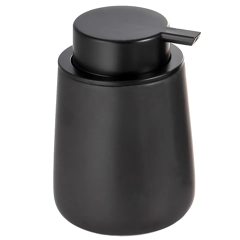 bisk-nero-distributeur-savon-liquide-noir-poser image 1