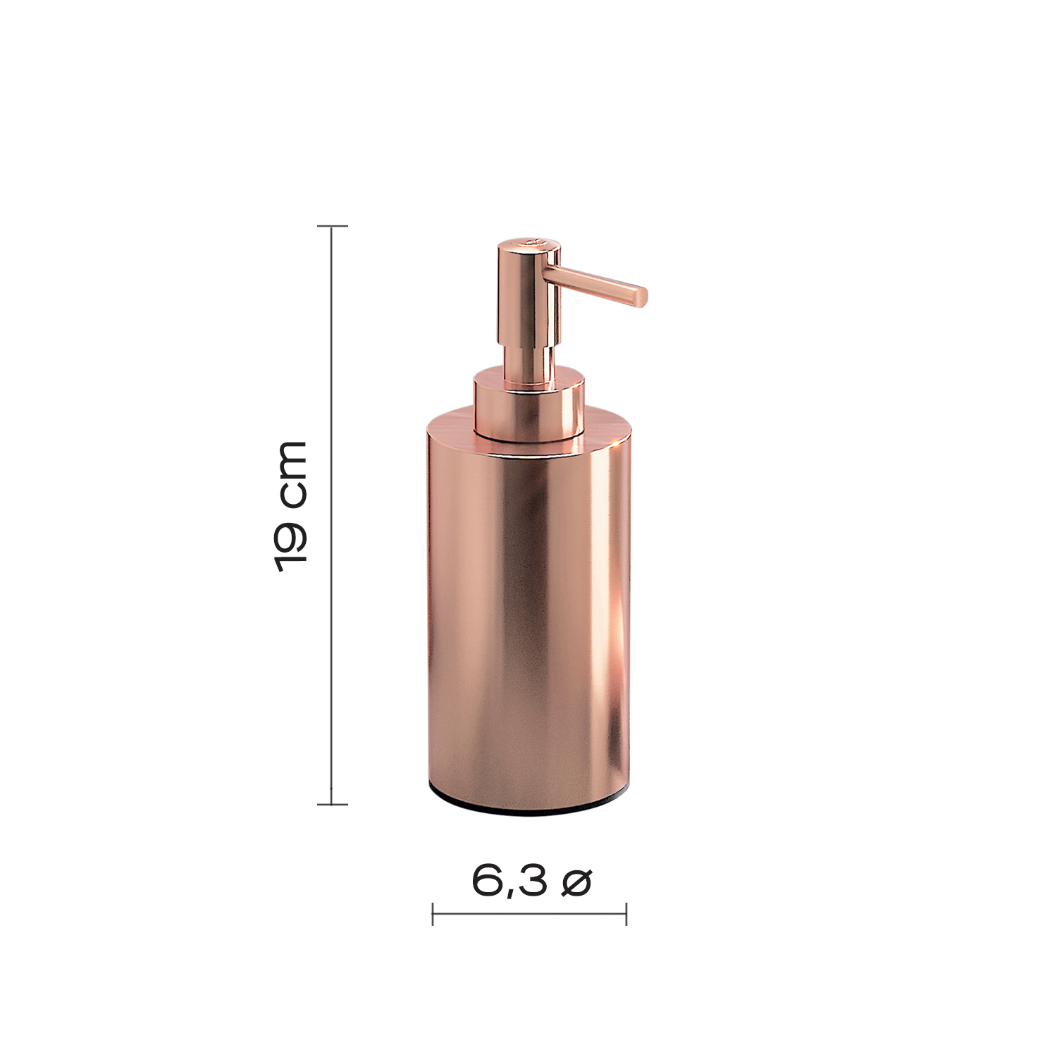 gedy-elettra-distributeur-savon-poser-cuivre image 2