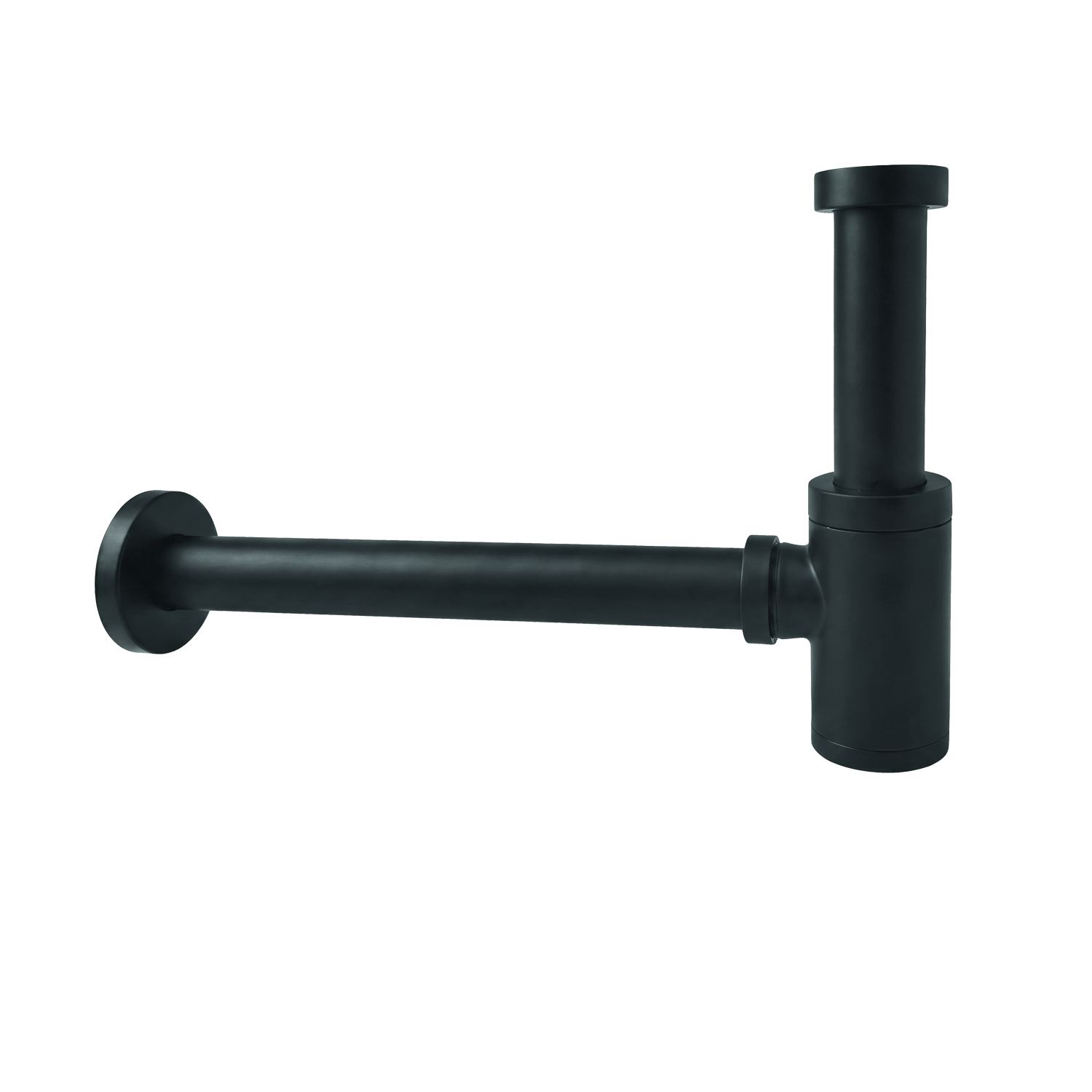 gedy-siphon-lavabo-vasque-noir-mat image 1