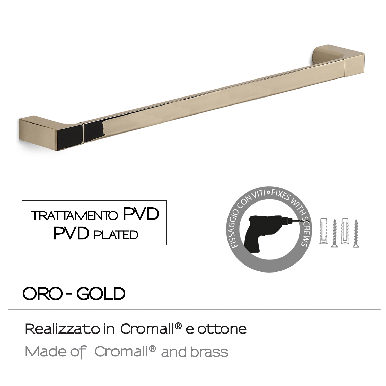 gedy-pirenei-porte-serviette-60-cm-or-pvd image 3