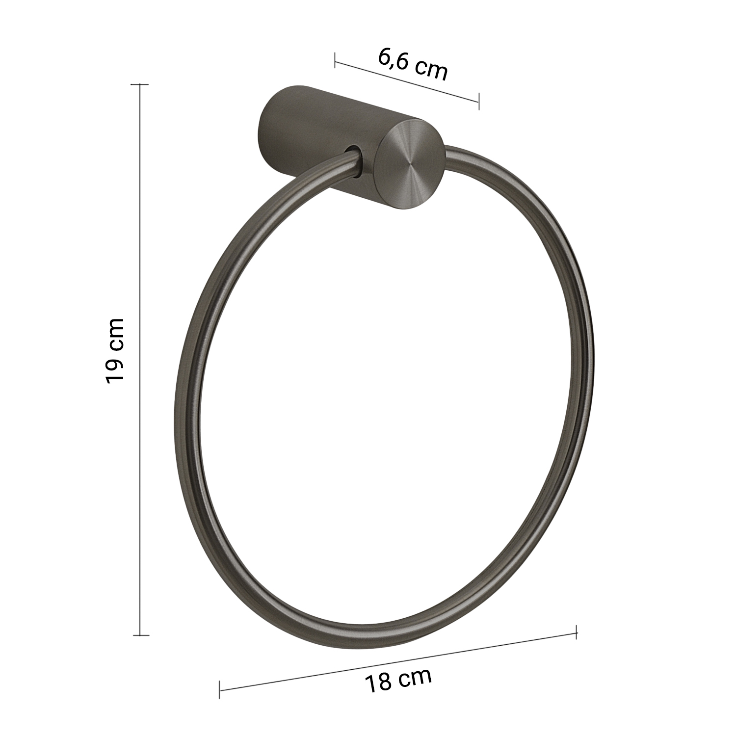 gedy-ande-anneau-porte-serviette-gun-metal image 2