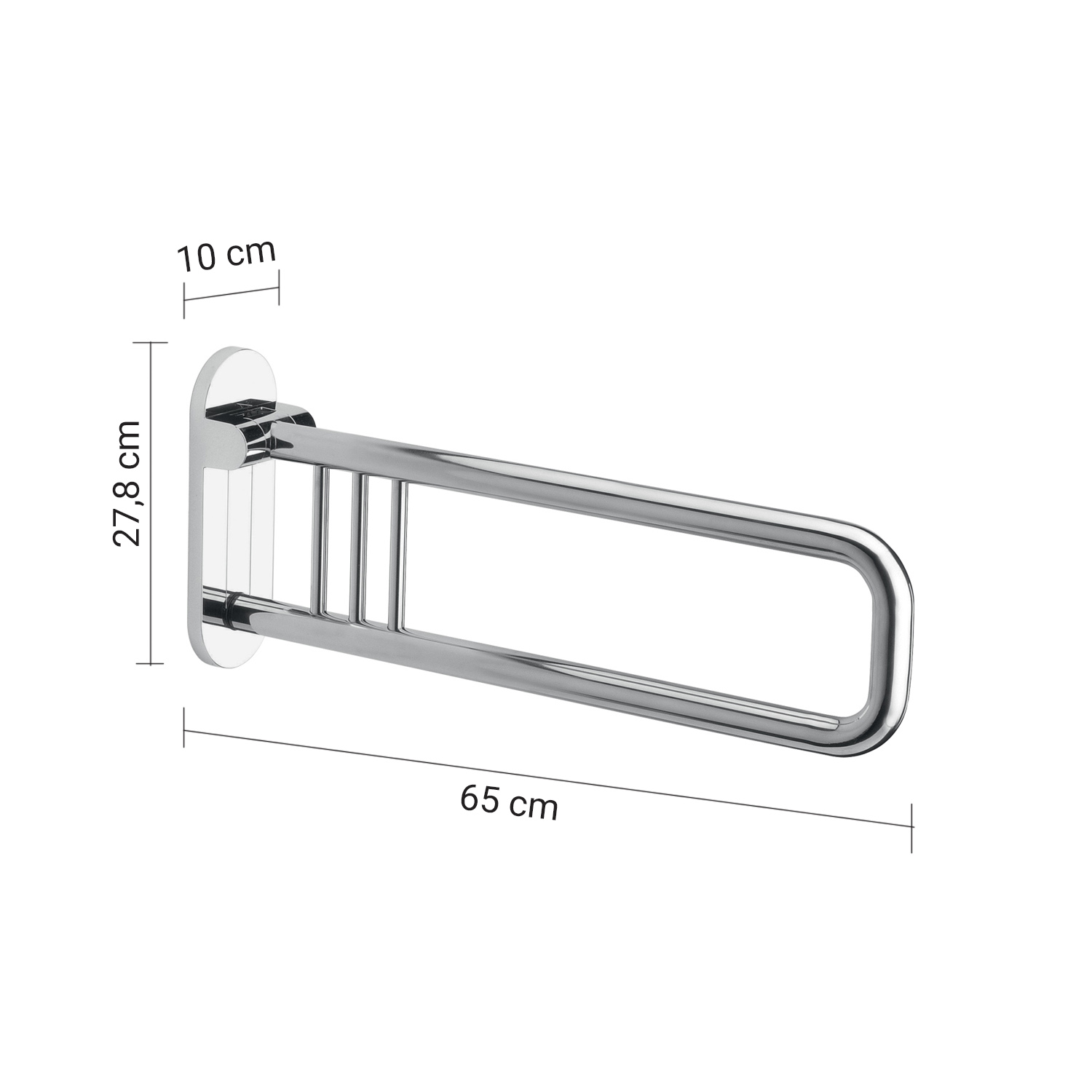 gedy-prima-classe-barre-de-soutien-repliable-chrome image 2