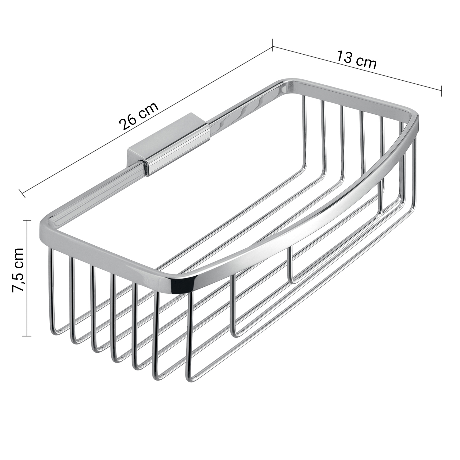 gedy-trinidad-porte-objet-douche-d-angle-chrome image 2