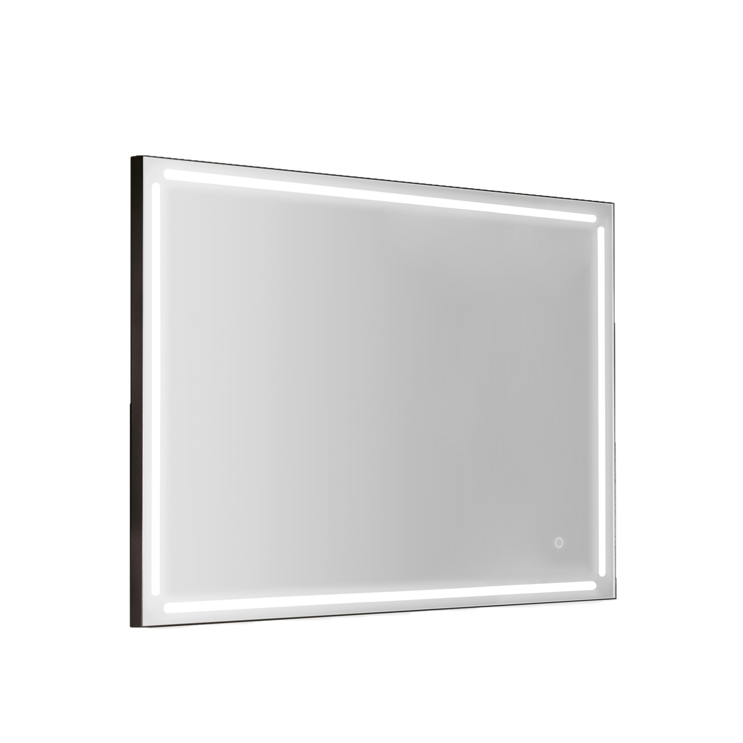 gedy-paul-miroir-100x80-cm-cadre-noir-mat image 1