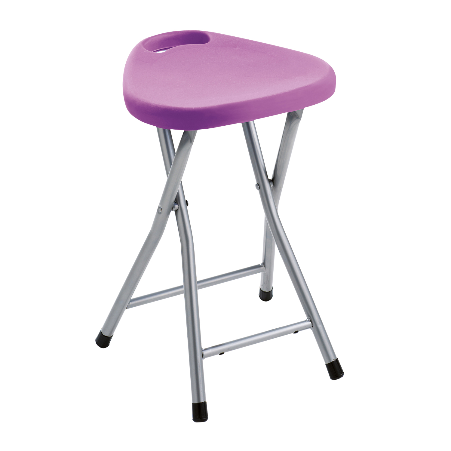 gedy-co75-tabouret-pliant-lilas-salle-de-bain image 1