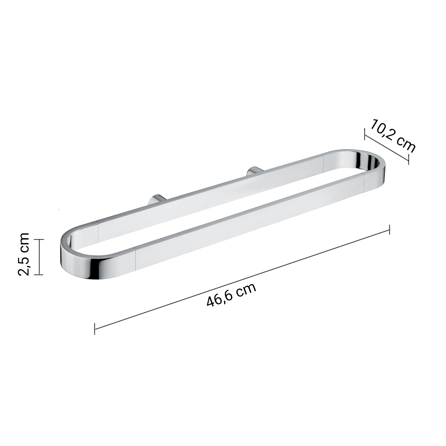 gedy-azzorre-porte-serviettes-chrome-accessoirisable image 2