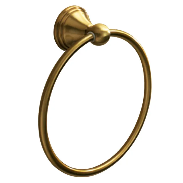 gedy-romance-anneau-porte-serviette-bronze-fixer image 1